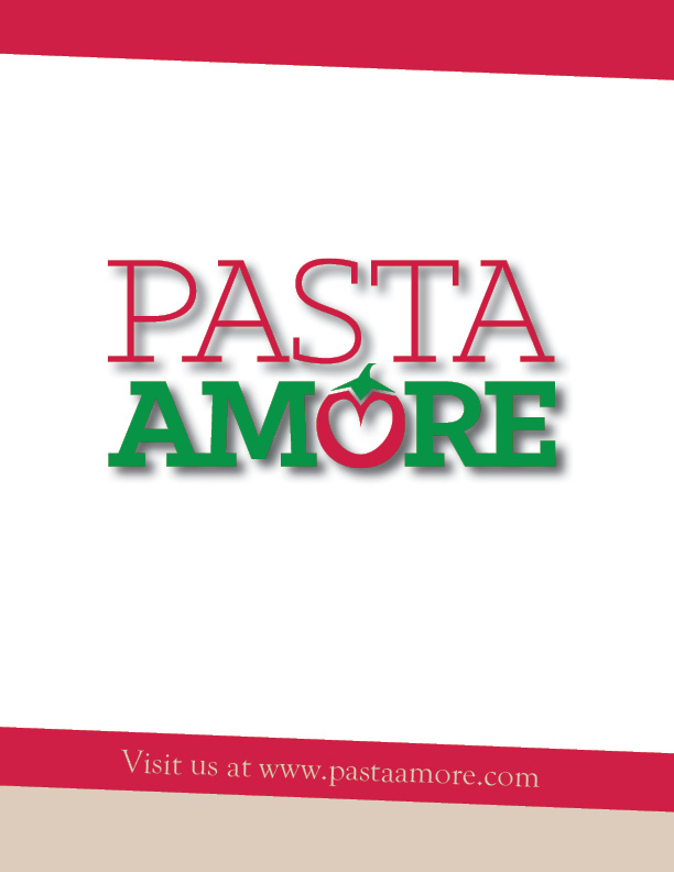 Pasta Amore Menu
